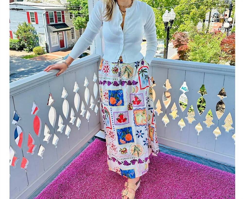 NEW BILA77 women's incaberry harriett skirt in multicolor